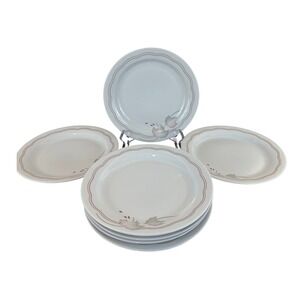 VTG Set of SEVEN Arzberg Germany Swingline Liberty 6‎ 3/8" Dessert Plates